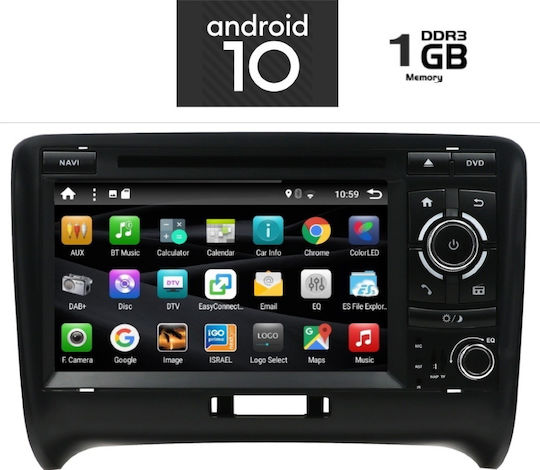 Digital IQ Car Audio System for Suzuki Swift Audi TT / TT (8J) 2007-2015 (Bluetooth/USB/AUX/WiFi/GPS/Apple-Carplay/Android-Auto/CD) with Touch Screen 10.1"