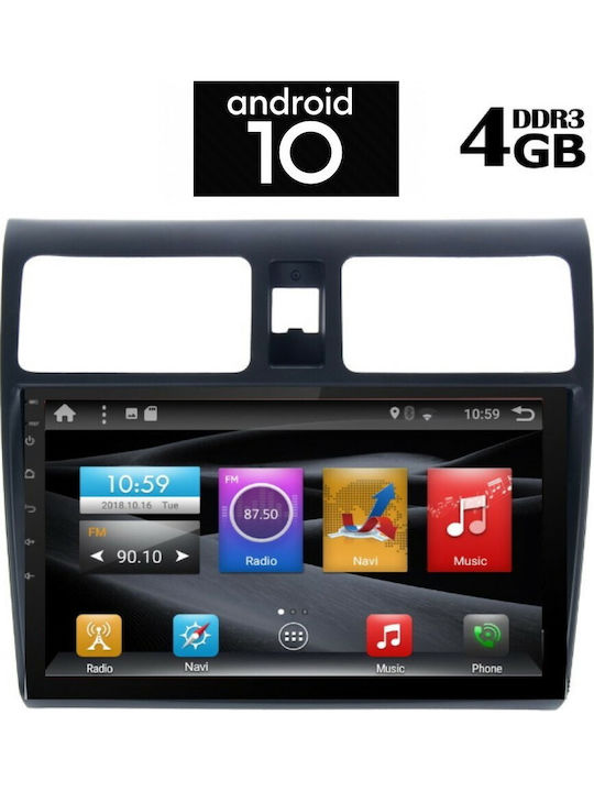 Digital IQ Car Audio System for Suzuki Swift Audi TT / TT (8J) 2007-2015 (Bluetooth/USB/AUX/WiFi/GPS/Apple-Carplay/Android-Auto/CD) with Touch Screen 10.1"