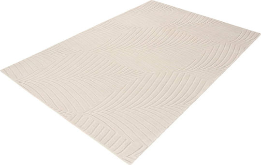 Wedgwood BC291708 Lucrat manual Covor Rectangular Din lână Ivory Folia Frunze Piatră