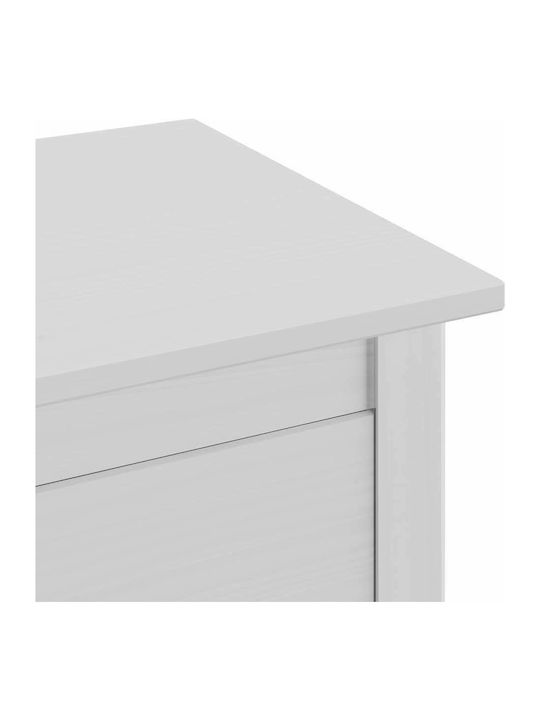 Drawers Storage Hill Range Solid Wood White L46xW35xH80cm