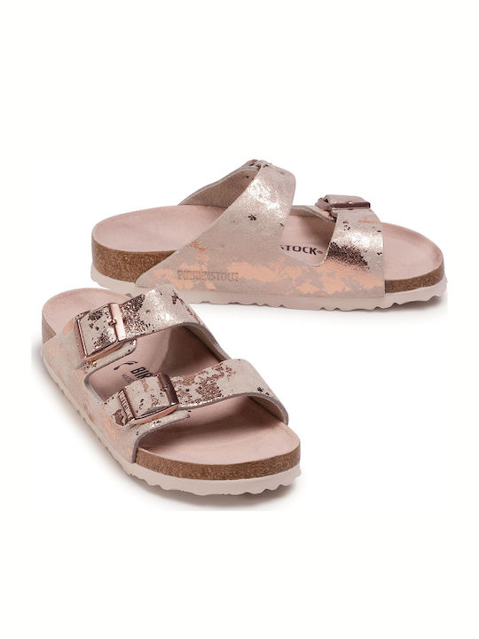 vintage copper leather birkenstock