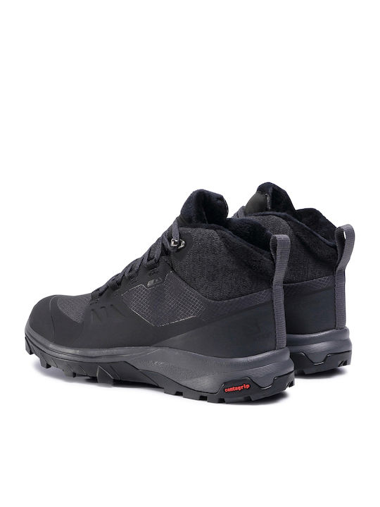 Salomon Outsnap CSWP Women's Hiking Boots Black / Ebony