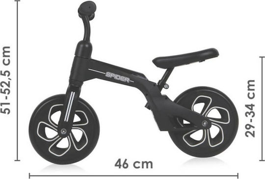 Lorelli Kids Balance Bike Spider Black