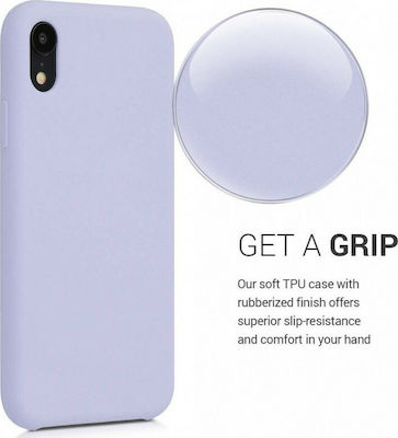 KWmobile Soft Flexible Rubber TPU Silicone Back Cover Purple (iPhone XR)