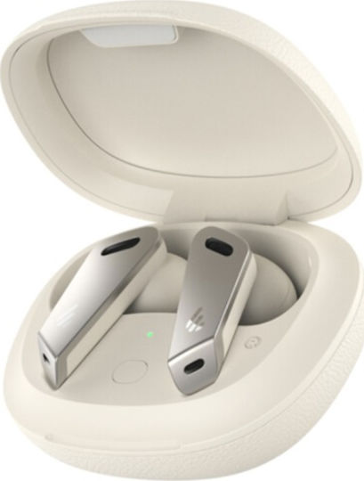 Edifier BT NB2 In-ear Bluetooth Handsfree Ακουστικά με Θήκη Φόρτισης Λευκά