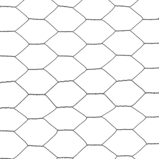 vidaXL Συρματόπλεγμα με Επικάλυψη PVC Γκρι 1.2x25m
