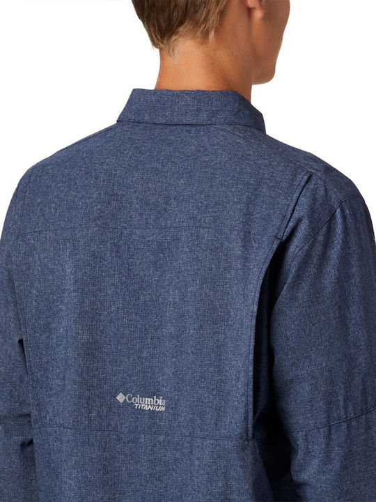 Irico Long-sleeved Shirt Navy Blue