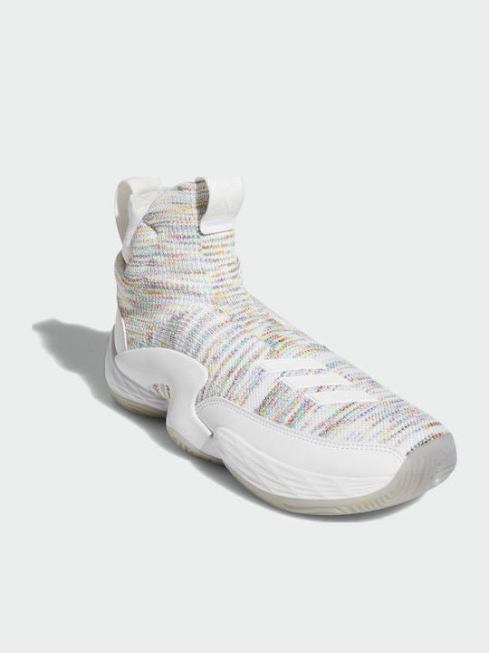 N3XT L3V3L 2020 Ψηλά Μπασκετικά Παπούτσια Cloud White / Gold Metallic / Light Solid Grey