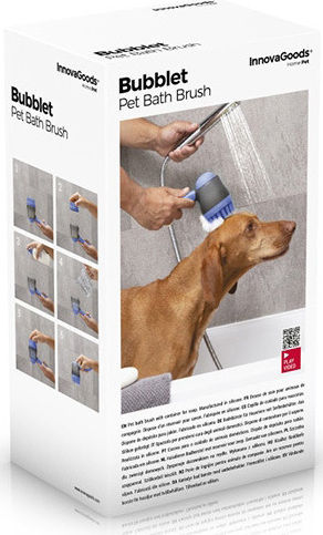 InnovaGoods Bubblet Brush for Misc Hair Lengths for Coat Cleaning