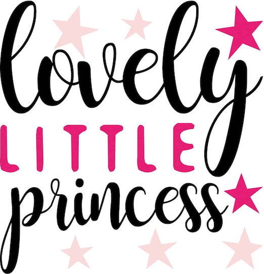 Ango Kids Vinyl Wall Sticker Lovely Princess 17pcs