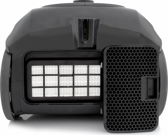 Rohnson R-1560 Ηλεκτρική Σκούπα 650W με Σακούλα 4lt Λευκή