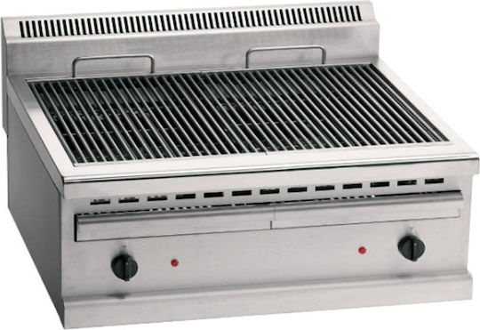 M&M equipment SW70 Grill Elektrisch Wasser 12kW mit Abmessungen 74.5x70x10cm