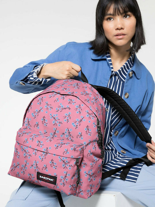 Eastpak Padded Pak'r Bliss Crystal School Bag Backpack Junior High-High School in Pink color 24lt