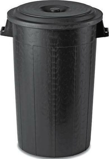 Dianomiki Plastic Waste Bin 75lt Black