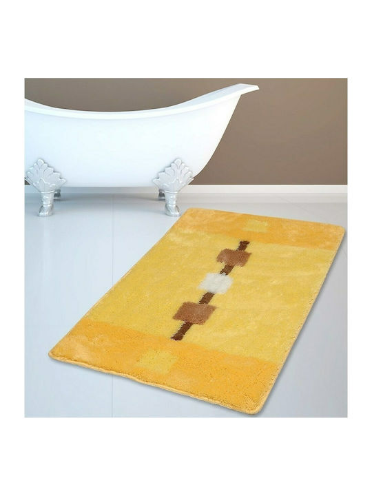 San Lorentzo Bath Mat FL06044 Yellow 60x100cm