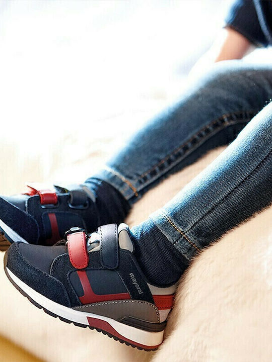 Kinder Sneakers mit Klettverschluss Marineblau