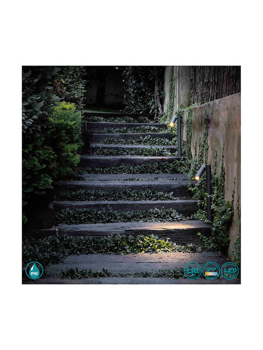 Faro Barcelona Spy-2 Outdoor Floor Lamp LED for Exterior Space 6W with Warm White Light IP65 Black