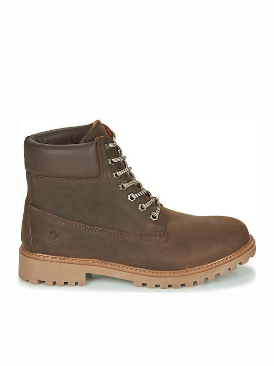 River Leather Brown Boots