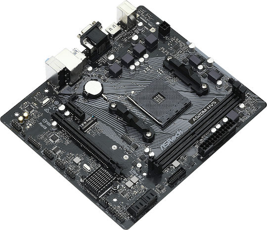 ASRock A520M-HVS Motherboard Micro ATX με AMD AM4 Socket 90-MXBE60-A0UAYZ