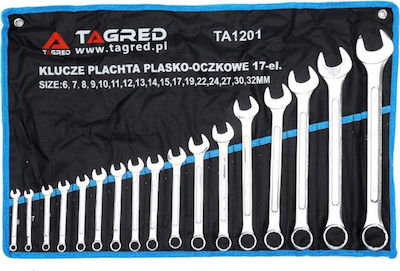 Tagred Set Germano-polygon cu Dimensiune de la 6mm până la 32mm 17buc