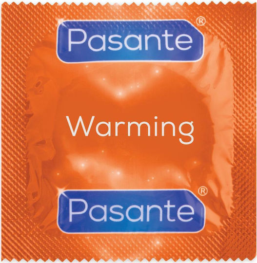 Pasante Kondome Warming 144 Stück 52 mm mit Rillen Natürlich