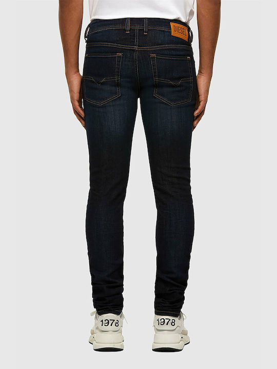 Diesel Sleenker-X Men's Jeans Pants in Skinny Fit Navy Blue