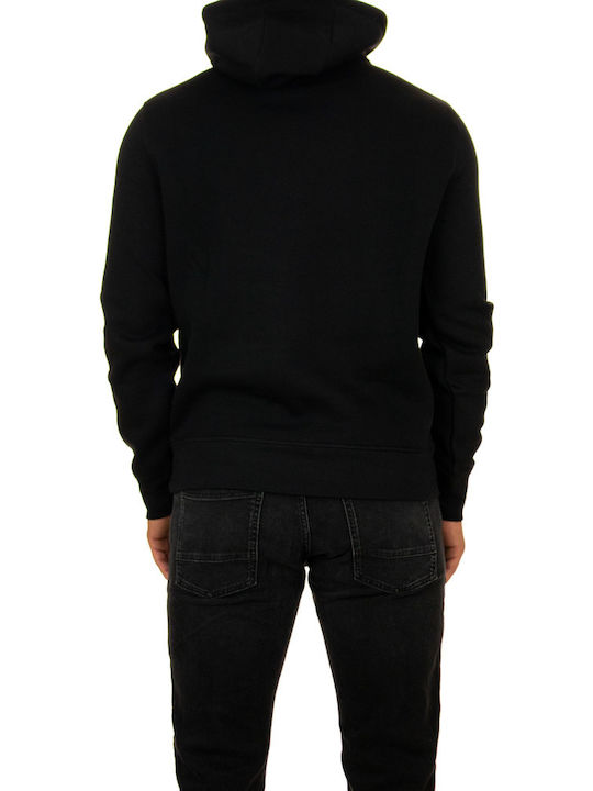 Sweatshirt with Hood Black