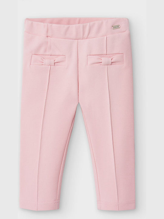 Mayoral Kids Fabric Trousers Pink