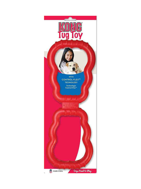 Kong Tug Εκπαιδευτικό Παιχνίδι Σκύλου Medium 32εκ. Κόκκινο