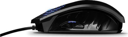 Liocat MX 757 C RGB Gaming Ποντίκι 4000 DPI Μαύρο