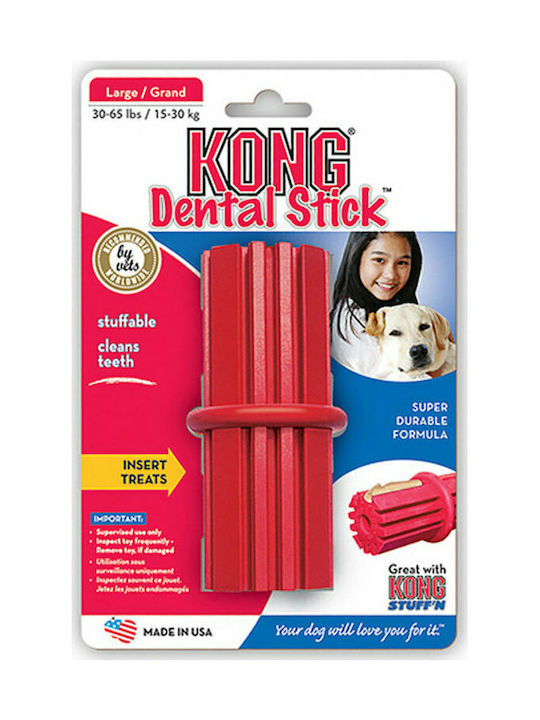 Kong Teething Stick Играчка Chew Toy от Каучук Small 8см Червена Kong Teething Stick Играчка Chew Toy от Каучук Small 8см Червена