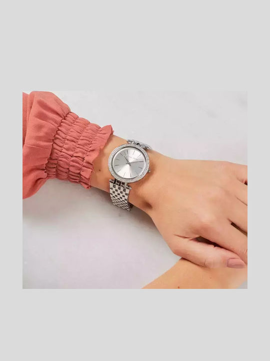Michael Kors Darci Ceas de Damă cu Argintiu Brățară Metalică