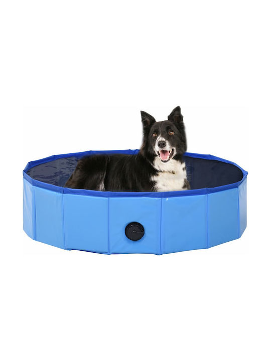 vidaXL Hundepool 80εκ. Blau 1Stück