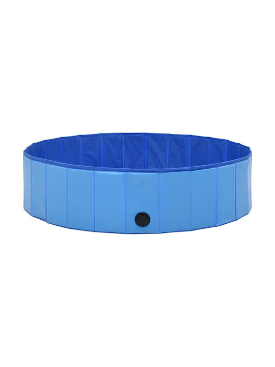 vidaXL Hundepool 120εκ. Blau 1Stück