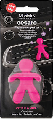 Mr & Mrs Fragrance Car Air Freshener Air Vent Cesare Citrus & Musk