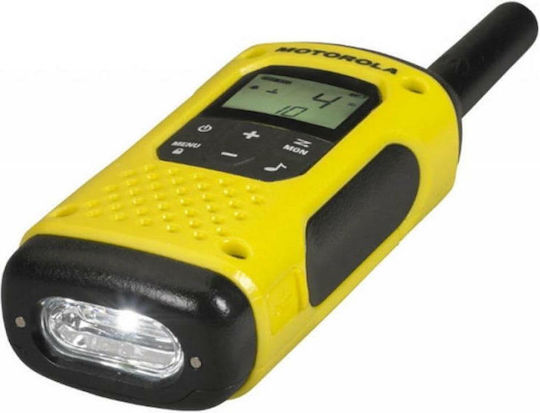 Motorola Talkabout T92 H2O Wireless Transceiver PMR 0.5W with Monochrome Screen Set of 2pcs In Yellow Color