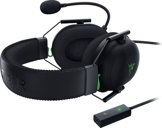 Razer BlackShark V2 Over Ear Gaming Headset με σύνδεση 3.5mm / USB