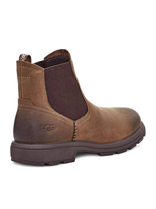 Ugg Australia Biltmore Piele Tabac maro Cizme Chelsea pentru bărbați