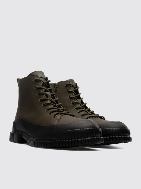 Pix Leather Khaki Boots Anatomical