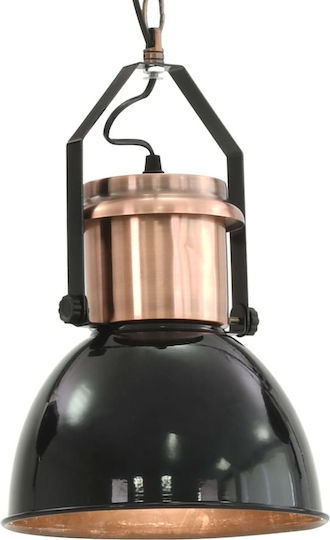 vidaXL Pendant Light Gray with Socket E27 23x36cm