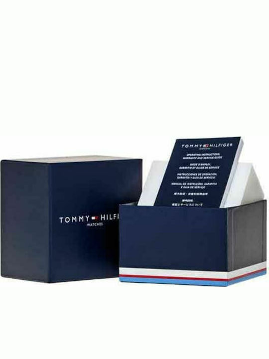 Tommy Hilfiger Blake Crystals Women's Watch Chronograph with Gold Metal Bracelet