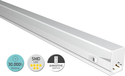 Spot Light Lumină Sub-Dulap Bucătărie LED 18W Alb natural cu Cu Întrerupător L120xl2.5xÎ2.5cm.