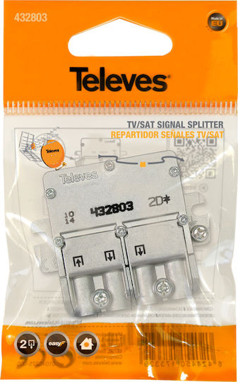 Televes EasyF 2W 5-2400 MHz Διακλαδωτής