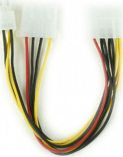 Cablexpert 4-Pin Molex - 4 Pin EPS / 4-Pin Molex Cable 0.15m Πολύχρωμο CC-PSU-4
