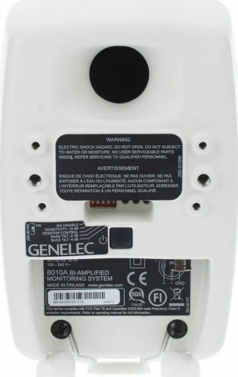 Genelec 8010A Studio Monitor Lautsprecher 3" 50W Stück Weiß