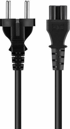 Belkin Schuko - IEC C5 Cable 1.8m Μαύρο F3A214CP1.8M