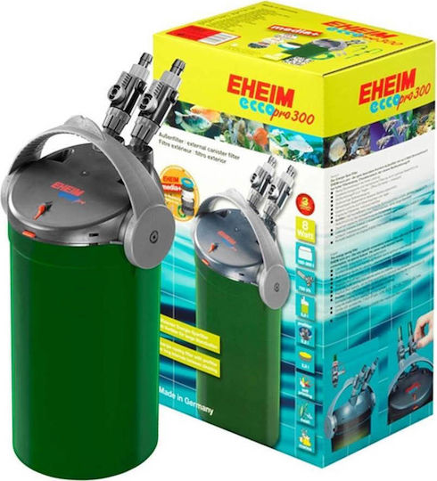 Eheim Eccopro 300 External Filter for Aquariums up to 300lt with Performance 750lt/h