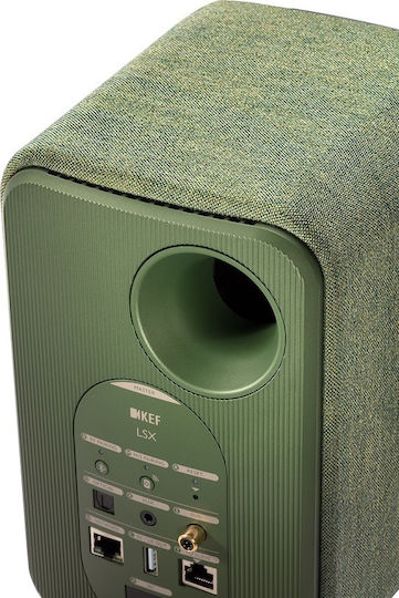 Kef LSX Самоусилващи се тонколони 2 Брой шофьори 70W (Двойка) Зелен