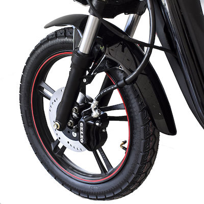 LXQS Ηλεκτρικό Μοτοποδήλατο Μαύρο
