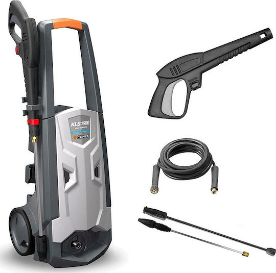 Comet KLS 1600 Gold Extra Pressure Washer Electric 2200W with Pressure 150bar and Metal Pump